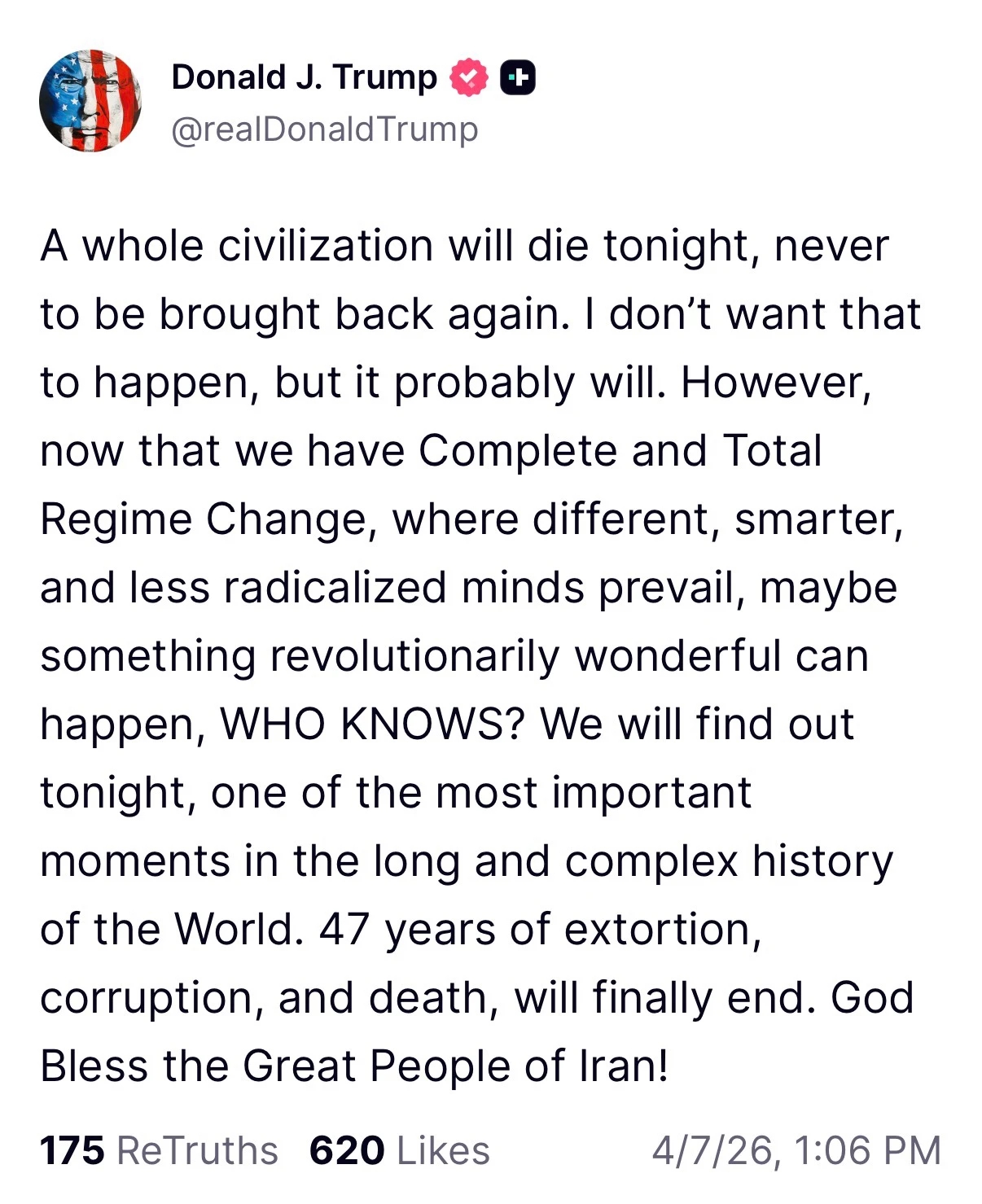 Truth Social screenshot 4